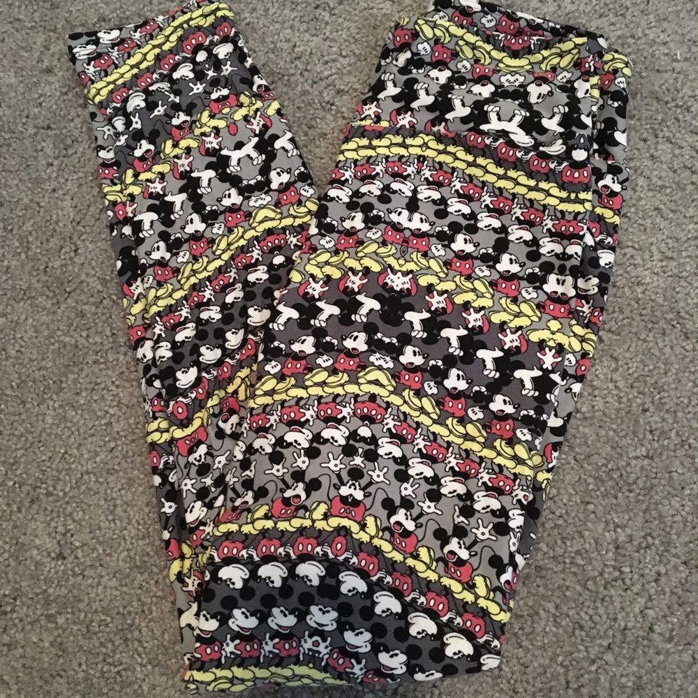 Disney lularoe Mickey leggings